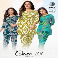 craze-23 vol 3 by deeptex prints unique cotton print readymade big size co-ord set