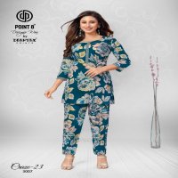 craze-23 vol 3 by deeptex prints unique cotton print readymade big size co-ord set