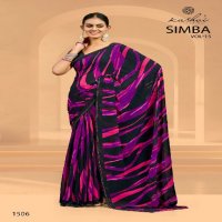 simba vol 15 by kashvi creation georgette elegant style saree for ladies