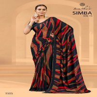 simba vol 15 by kashvi creation georgette elegant style saree for ladies