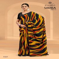 simba vol 15 by kashvi creation georgette elegant style saree for ladies