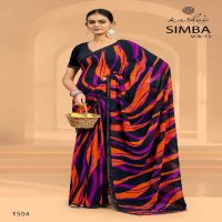 simba vol 15 by kashvi creation georgette elegant style saree for ladies