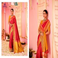 sirona fashion shubh laxmi nylon dolla silk party sarees for any occasion