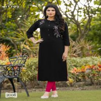 mittoo presents exotica vol 1 rayon readymade casual long kurtis supplier