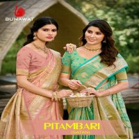 Bunawat Pitambari Wholesale Silk Fabrics Indian Ethnic Sarees