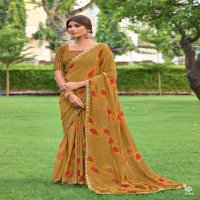 Stavan Bandhan Wholesale Pure Georgette With Embroidery Ethnic Sarees