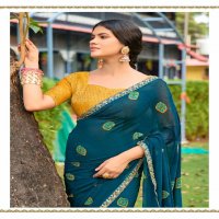 Stavan Bandhan Wholesale Pure Georgette With Embroidery Ethnic Sarees