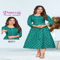 Hariyaali Princess Vol-3 Wholesale Two Tone Reyon Feeding Tops Combo