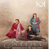 Tawakkal Gulizar Semi Stitched Embroidered Slaple Embroidered Pakistani Suits