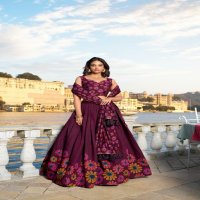 Dstyle Radiate Charm in Floral Printed Lehengas