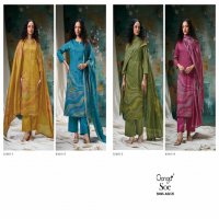 Ganga Soe S3045 Wholesale Cotton Satin With Handwork Salwar Suits