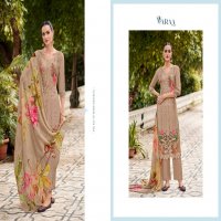 Varaa Fab Gulistaan Wholesale Pure Bemberg Muslin With Work Dress Material