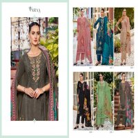 Varaa Fab Gulistaan Wholesale Pure Bemberg Muslin With Work Dress Material