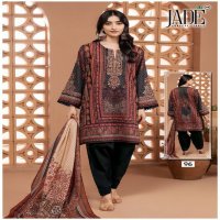 Jade Chevron Exclusive Heavy Cotton Vol-10 Wholesale Lawn Printed Dress Material