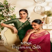 Rajpath Priyamani Silk Wholesale Soft Silk With Kandora Pattu Weaving Sarees