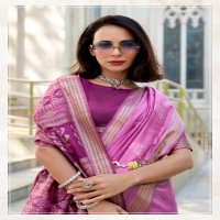 Rajpath Egypt Wholesale Rayon Silk With Ikkat Weaving Sarees