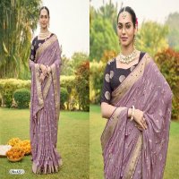 5D Designer Punita Vol-2 Wholesale Soft Moss Mellow Festive Sarees