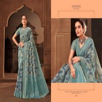 tulip vol 14 by anmol creation 1401-1411 muslin silk exclusive sarees for any occasion