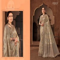 tulip vol 14 by anmol creation 1401-1411 muslin silk exclusive sarees for any occasion