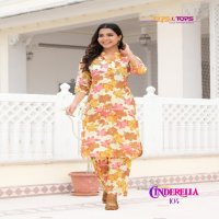 Tips And Tops Cinderella Vol-2 Wholesale Heavy Reyon Print Co-Ord Set