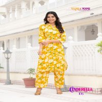 Tips And Tops Cinderella Vol-2 Wholesale Heavy Reyon Print Co-Ord Set