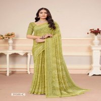 Ruchi Star Chiffon 182 Wholesale Chiffon Fabrics Printed Ethnic Sarees