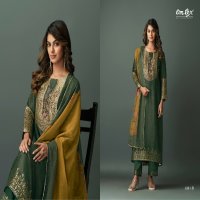 Omtex Asma Wholesale Silk Jacquard With Handwork Salwar Suits