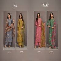 Omtex Talin Wholesale Nida Silk With Handwork Salwar Suits