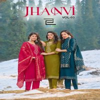 Blue Hills Jhanvi Vol-3 Wholesale Roman Silk With Inner Kurti With Pant And Dupatta