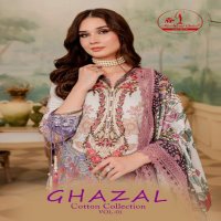 Miss World Ghazal Vol-1 Wholesale Exclusive Karachi Print Dress Material