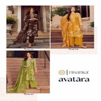 Nisanka Avatara Wholesale Viscose Lawn With Work Dress Material