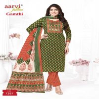 Aarvi Gamthi Vol-7 Wholesale ReadyMade Tops With Pant And Dupatta