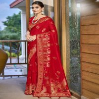 bunawat radhika pyari vol - 01 festival wear wedding wear silk fabric saree