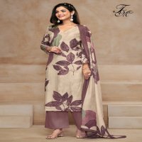 t And m launch sagarika gorgeous look muslin silk unstitch dress for women