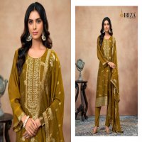 ibiza gehna banglory silk jacquard traditional wear dress material for ladies