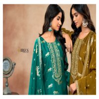 ibiza gehna banglory silk jacquard traditional wear dress material for ladies