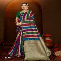 Saroj Shivika Organza Saroski Wholesale Soft Organza Rich Pallu Sarees