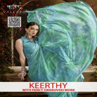 Vallabhi Keerthy Wholesale Georgette Fabrics Ethnic Sarees