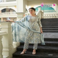 Mystic 9 Padma Vol-1 Wholesale Straight Cut Kurti With Pant And Dupatta