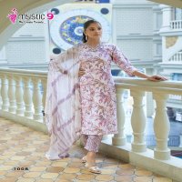 Mystic 9 Padma Vol-1 Wholesale Straight Cut Kurti With Pant And Dupatta