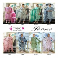 Mystic 9 Padma Vol-1 Wholesale Straight Cut Kurti With Pant And Dupatta