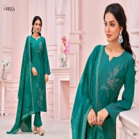 Ibiza Nimaya Wholesale Pure Viscose Muslin With Embroidery Work Salwar Suits