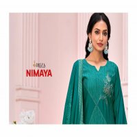 Ibiza Nimaya Wholesale Pure Viscose Muslin With Embroidery Work Salwar Suits