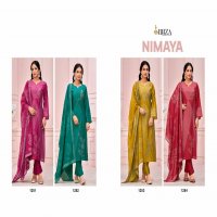 Ibiza Nimaya Wholesale Pure Viscose Muslin With Embroidery Work Salwar Suits