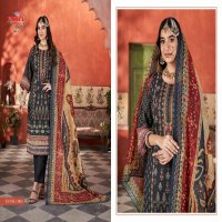 Pakiza Khusrang Vol-1 Wholesale Semi Cotton With Swaroski Work Ready Made Dress