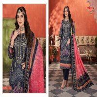 Pakiza Khusrang Vol-1 Wholesale Semi Cotton With Swaroski Work Ready Made Dress