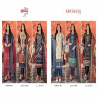 Pakiza Khusrang Vol-1 Wholesale Semi Cotton With Swaroski Work Ready Made Dress