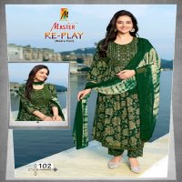 Master Re-Play Wholesale Capsule Print Readymade 3 Piece Suits