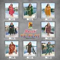 Master Re-Play Wholesale Capsule Print Readymade 3 Piece Suits