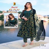 Master Re-Play Wholesale Capsule Print Readymade 3 Piece Suits